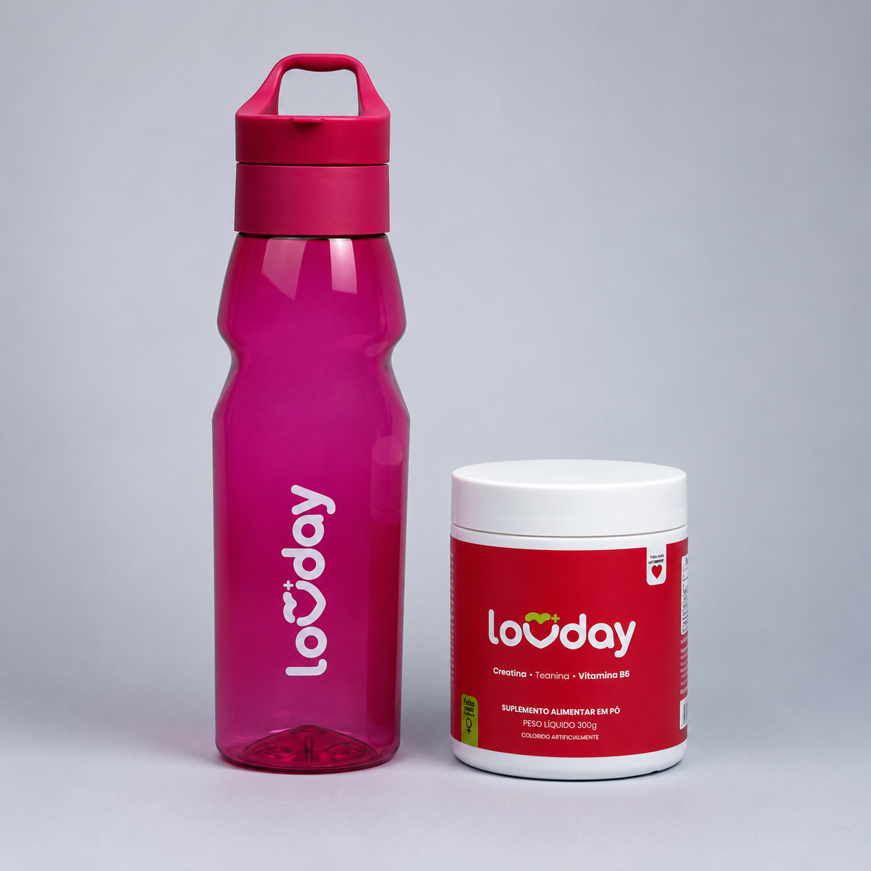 Creatina Lovday Mais Garrafa Lovday 750ml